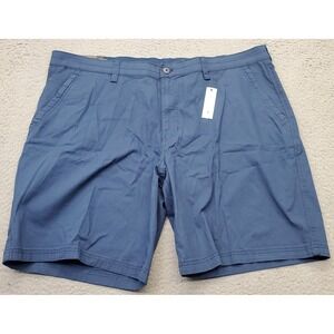 Weatherproof Golf Shorts Men 44 Blue Trail Utility Pocket Stretch Flex Waistband